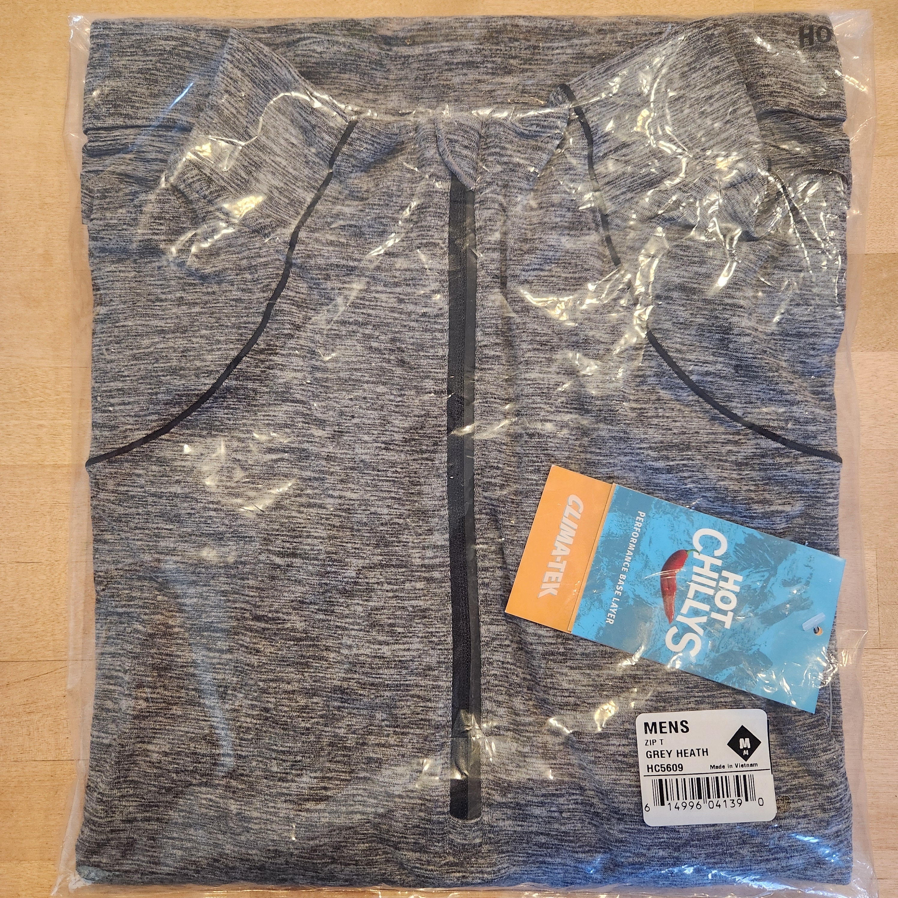 Men's Heather Grey Quarter-Zip Base Layer